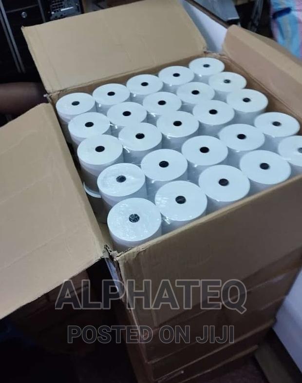Pack of 50 Rolls Thermal Paper Roll 79mm X 80 Mm Paper Rolls