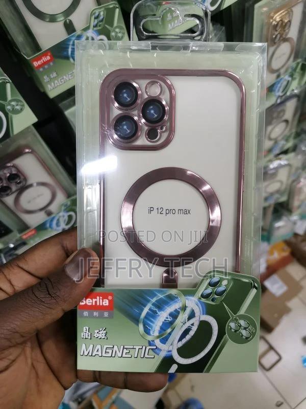 iPhone 12 Pro Max Magnetic Magsafe Case Ring Stand Glass Le - main view