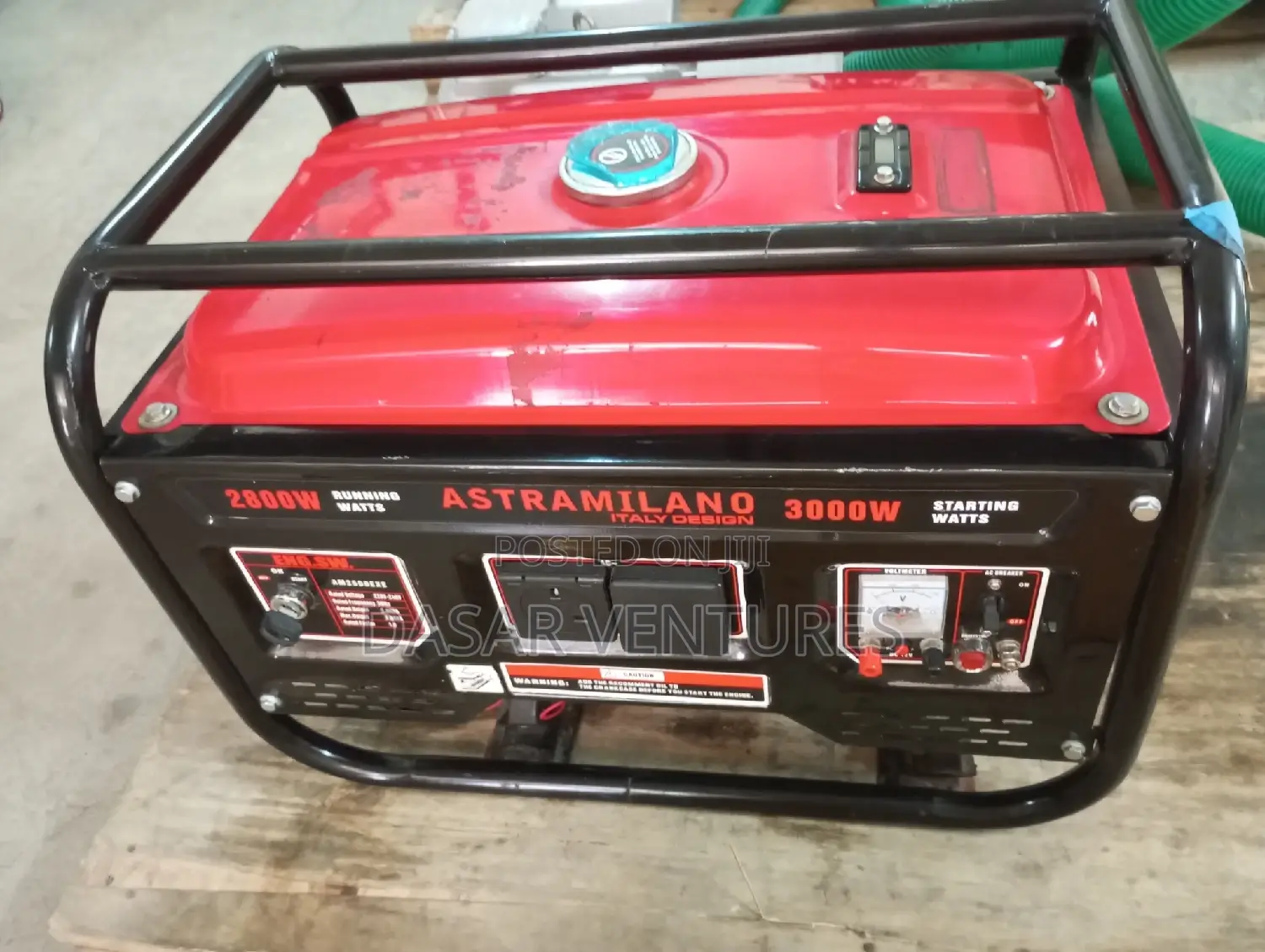 Generator Hire 2.8kva Single Phase