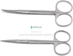 Iris Surgical Scissors Straight/Cved 6" Dental Veterina