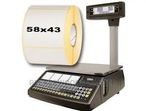 Self Adhesive 58*43 Clear Printing Thermal Labels