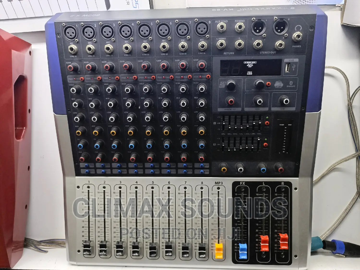 Powered Mixer Kv 80 , 8 Channels
