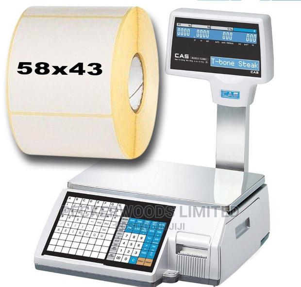 Cost Friendly 58*43 Adhesive Thermal Labels - main view