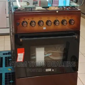 Brown Mika 60*60 ,3+1 Electric Oven Standing Cooker