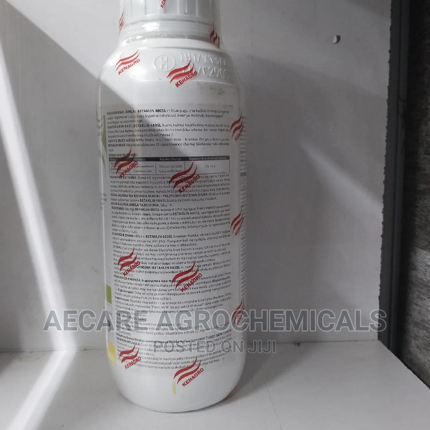 Betaklin 480sl Herbicide 1litre for Maize Beans Farm