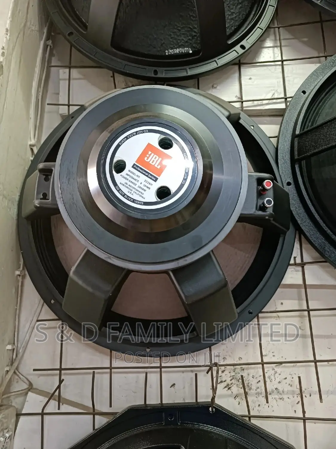 JBL Double Magnet Subwoofer Bass Speaker