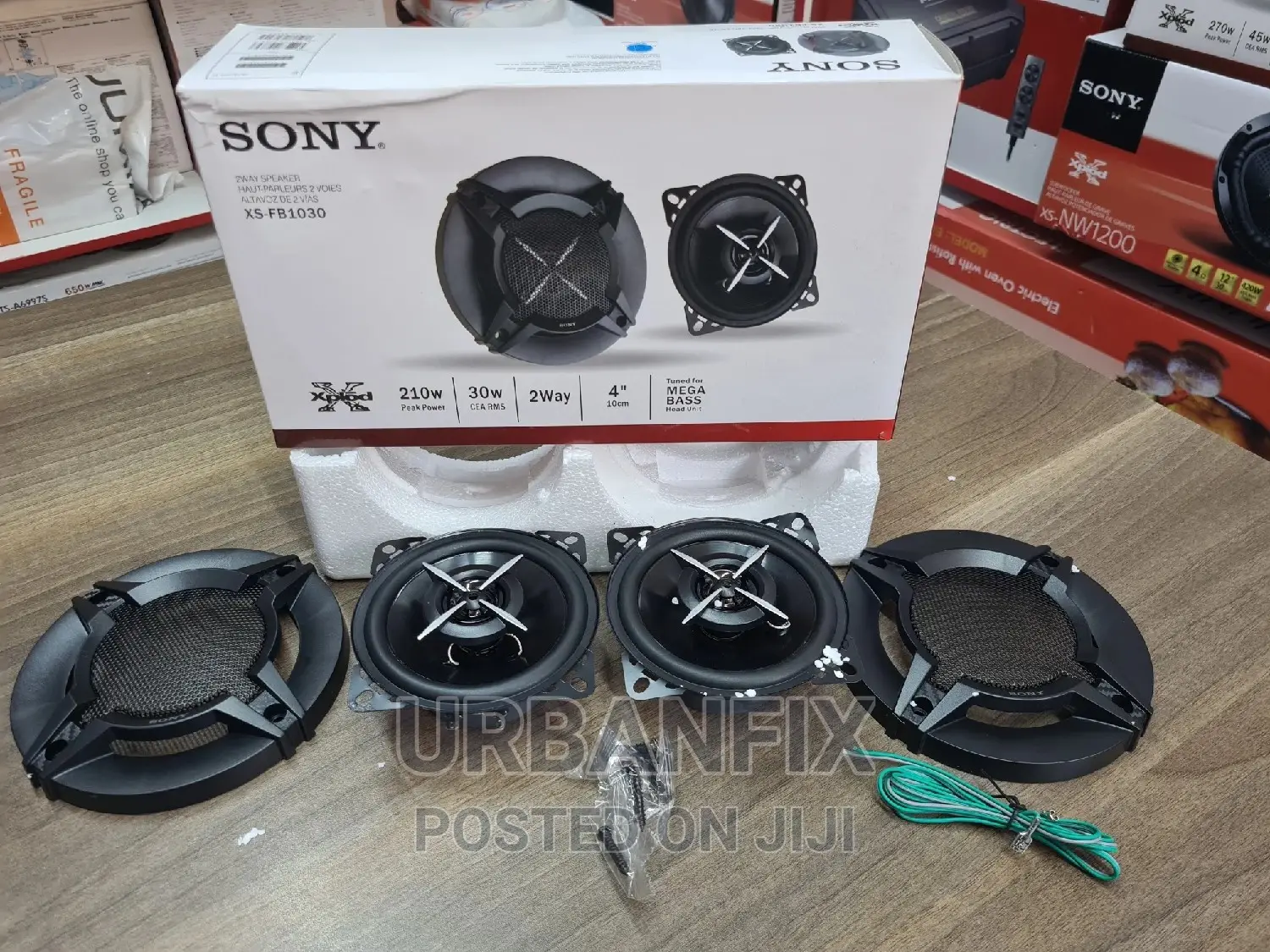 Sony 4 Inch 210 Watts Dahsboard Speakers
