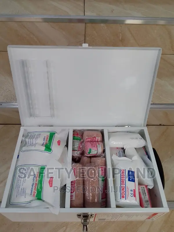 Firts Aid Kit / With a White Metallic Box