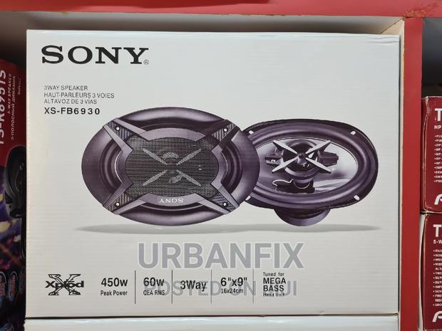 Sony 450 Watts 6 by 9 Oval Midrange Speakers - main view