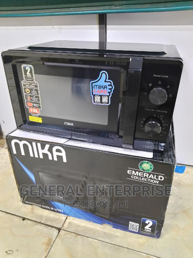 Microwave Mika Manual Microwave Black