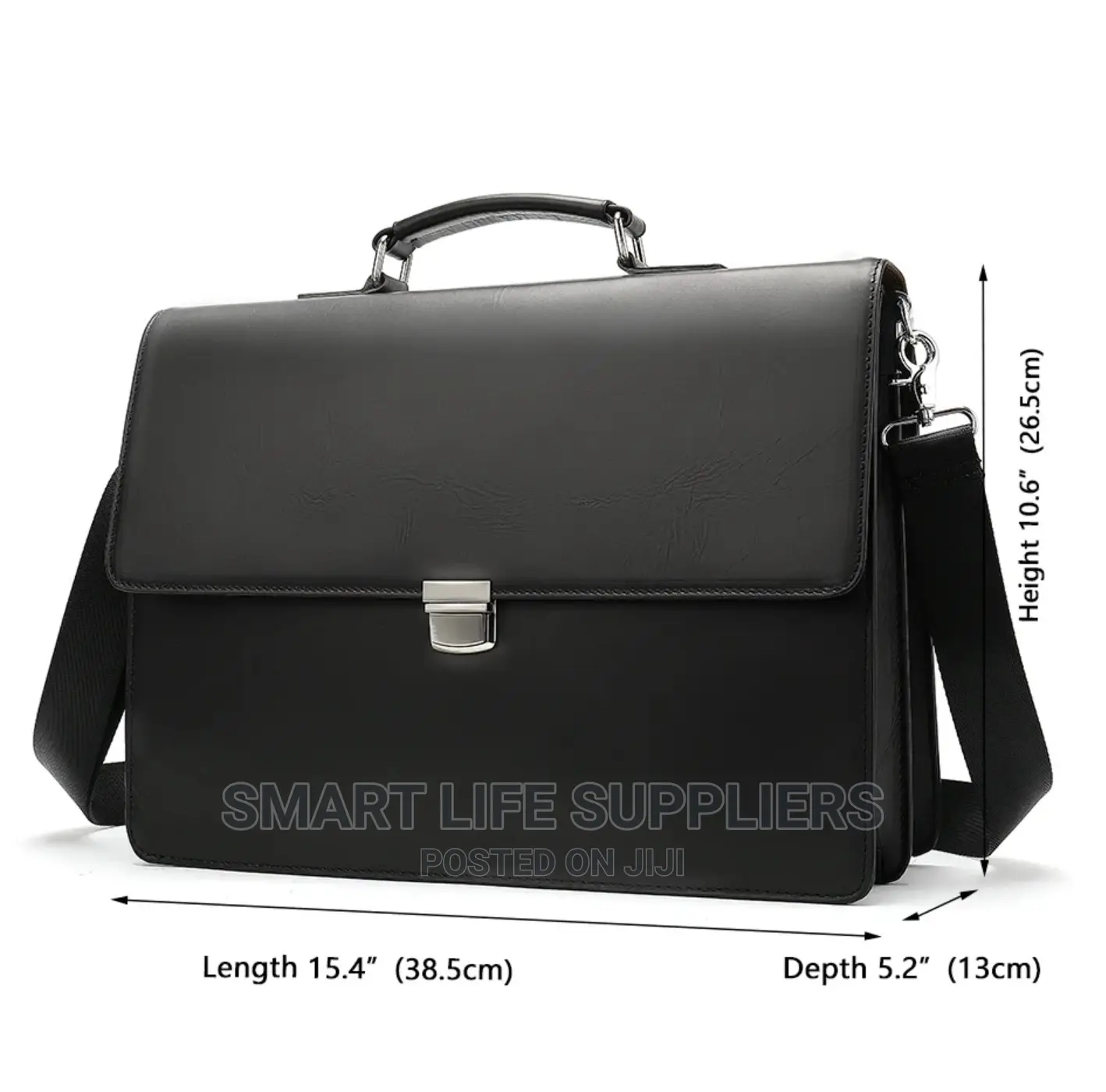 Executive Premium Leather Briefcase Shoulder Bag