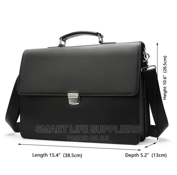 Executive Premium Leather Briefcase Shoulder Bag