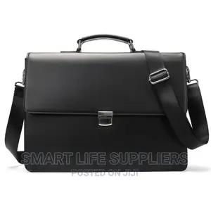 Executive Premium Leather Briefcase Shoulder Bag