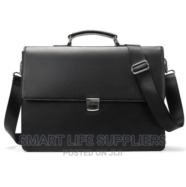 Executive Premium Leather Briefcase Shoulder Bag - thumbnail 2