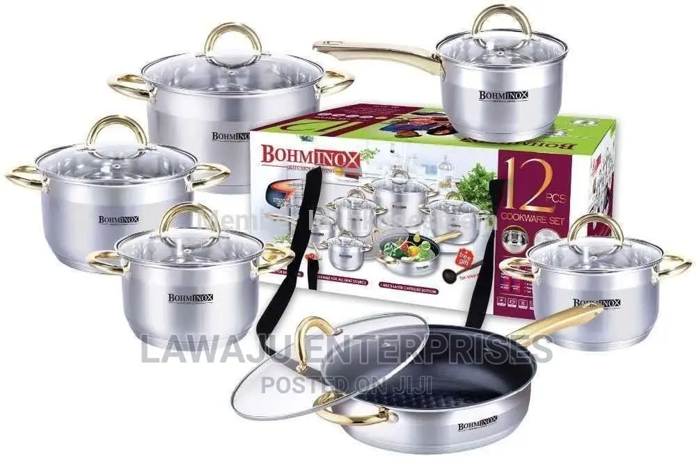 12pc Bominox Cookware