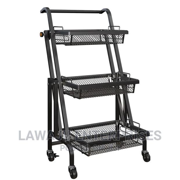 Three Layer Foldable Metallic Rack For - main view