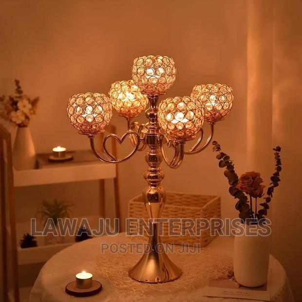 25 Inch 5pieces Candle Metal Candlestick