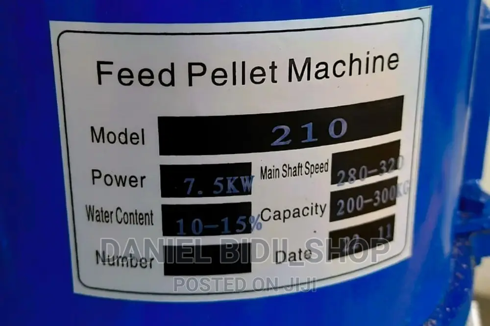 Milano Italia Pellet Machine 100kgs to 200kgs With 5hp Motor