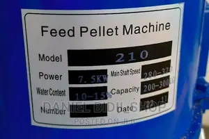 Milano Italia Pellet Machine 100kgs to 200kgs With 5hp Motor