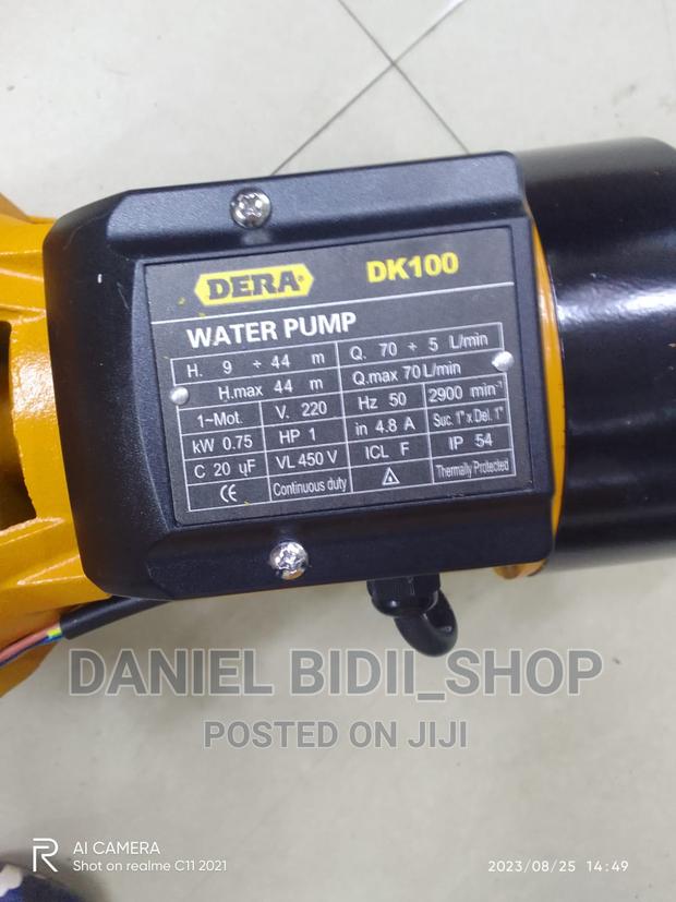 Dera Booster Pump DK100 1hp 44m 70l/Min - thumbnail 2