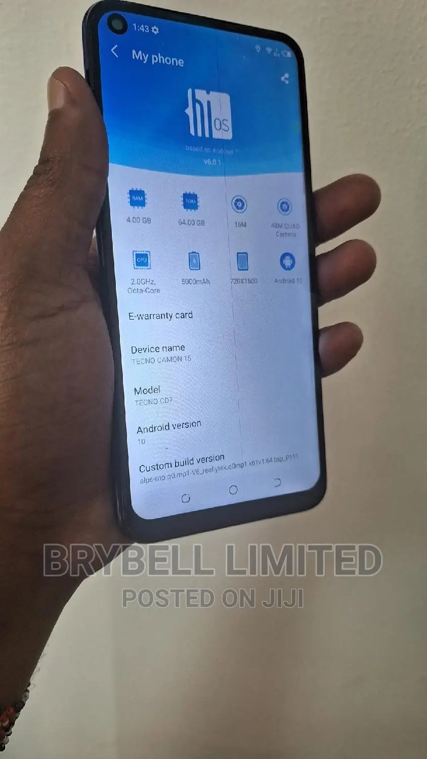 Tecno Camon 15 64 GB Purple
