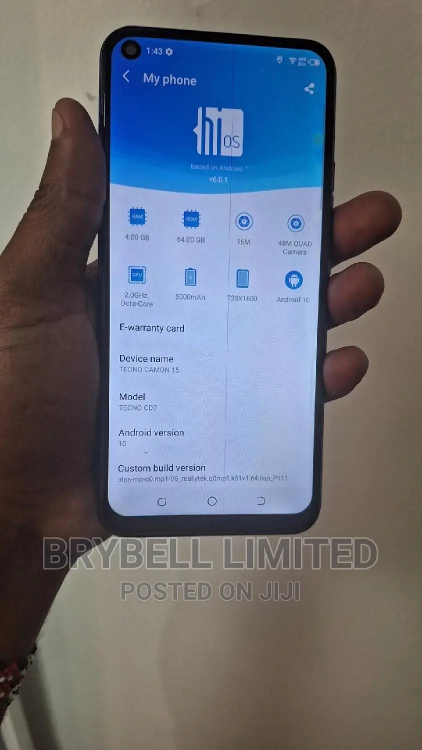 Tecno Camon 15 64 GB Purple