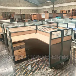 Executive Lshaped 4 Way Workstation