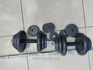 50kgs Weights Set Dumbbells/Barbell With Portable Case