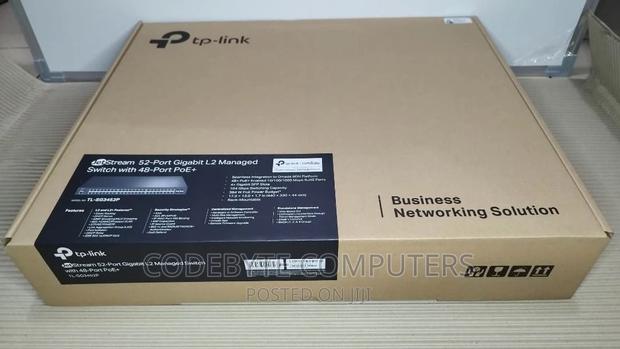 Tp-link Tl-sg3452p 52 Port Gigabit L2+ Managed48 Poe Switch