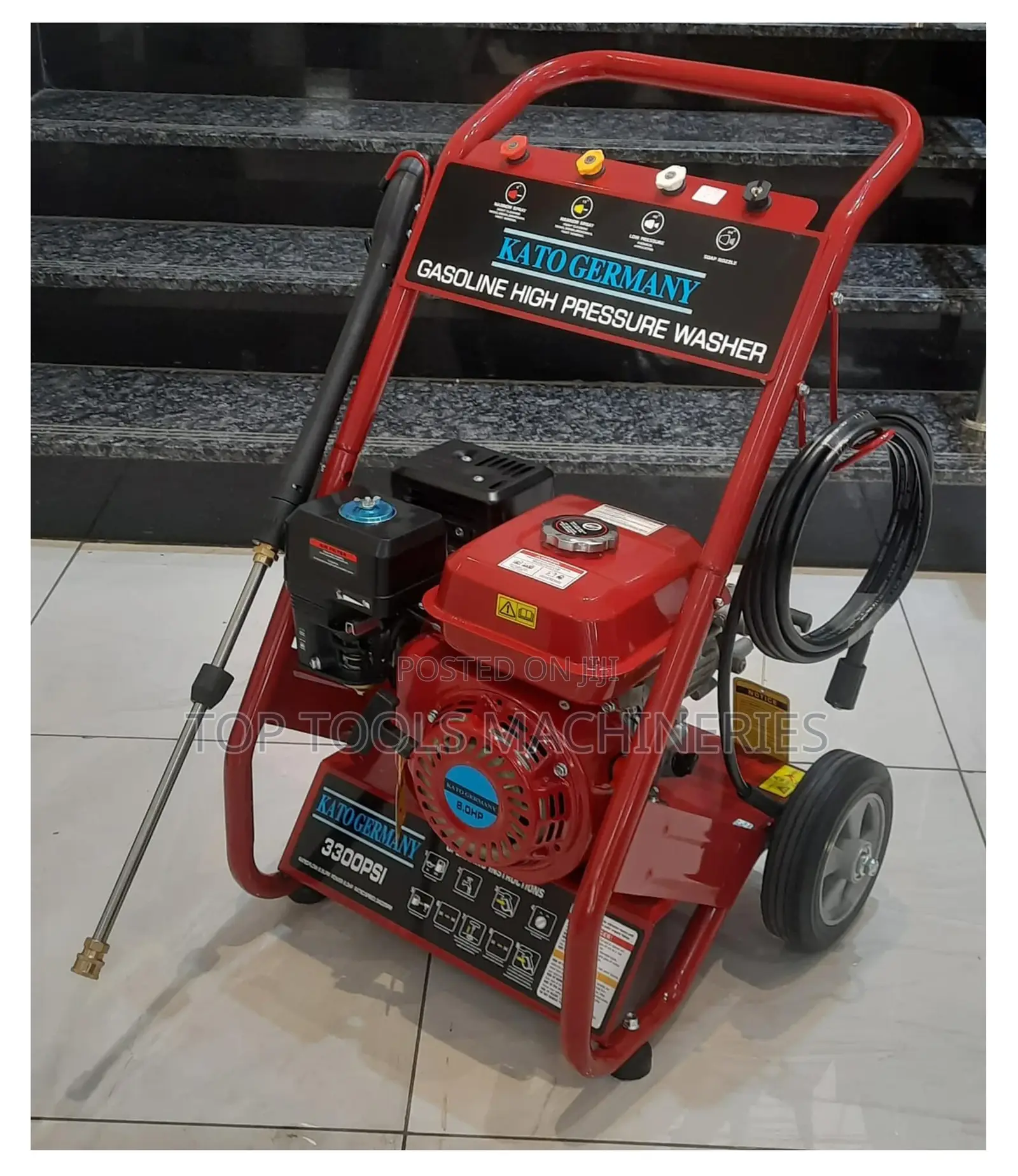 KPW800 Kato Germany Pressure Washer Petrol 3300psi 8hp