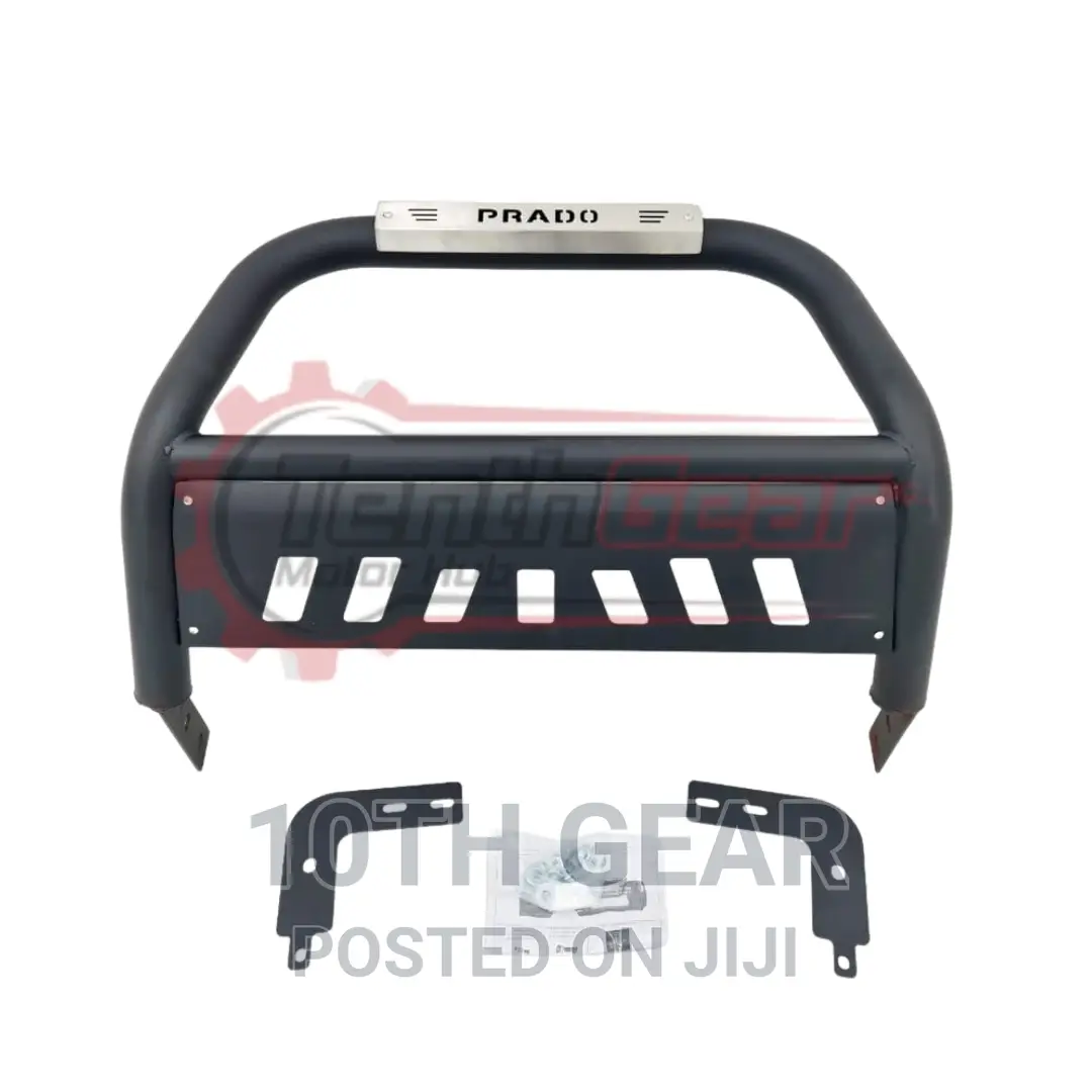Steel Grille Guards Prado 150 Black Finish