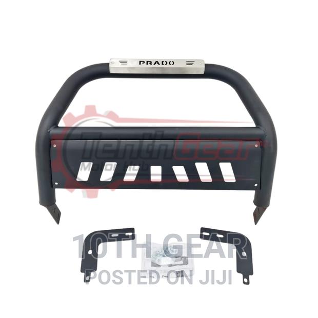 Steel Grille Guards Prado 150 Black Finish