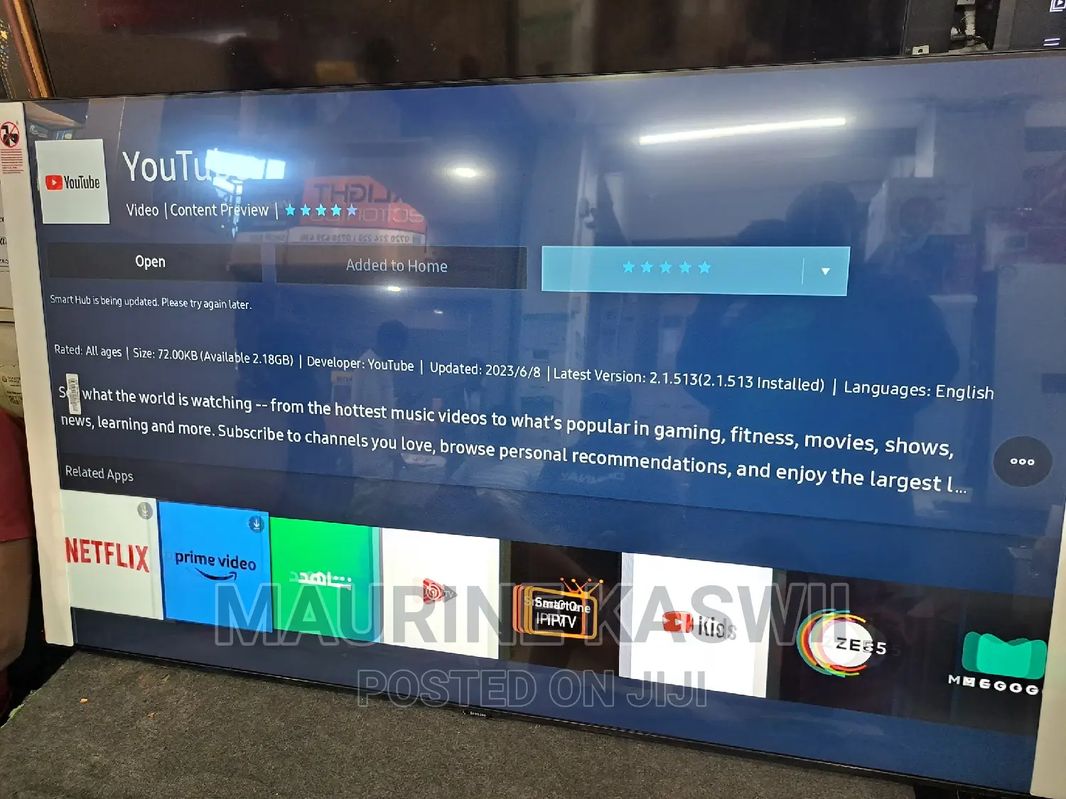 Samsung 65 Smart Cu7000
