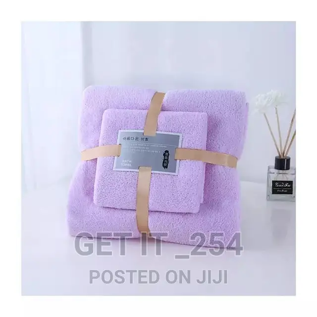 Coral Fleece Towel Set Soft, Quick-Drying, High Water
