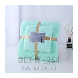 Coral Fleece Towel Set Soft, Quick-Drying, High Water