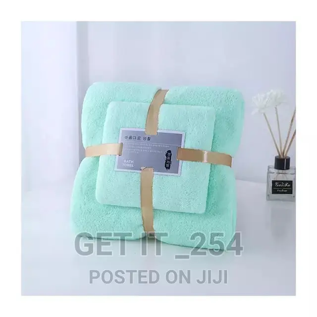 Coral Fleece Towel Set Soft, Quick-Drying, High Water