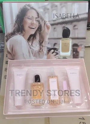 5 in 1 Isabella Peach Perfume Fragrance Gift Set *