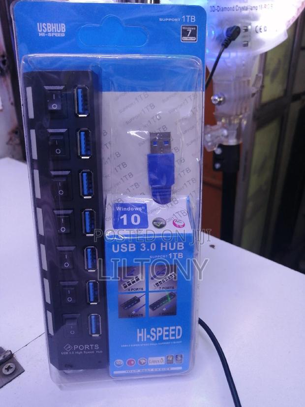 Usb 3. 0 Usb Hub With Switch - main view