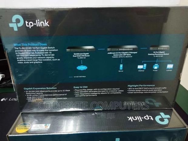 Tp-Link TL-SG1016D 16-Port Gigabit Desktop/Rackmount Switch - thumbnail 3