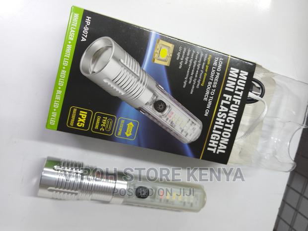 Multifunctional Mini Flashlight Pocket Torch Zooming Light - thumbnail 2