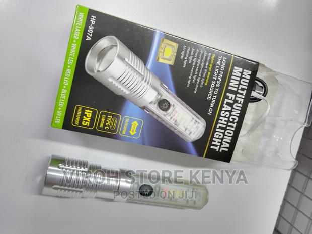 Multifunctional Mini Flashlight Pocket Torch Zooming Light - thumbnail 3