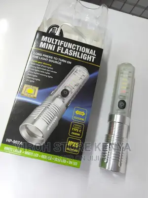 Multifunctional Mini Flashlight Pocket Torch Zooming Light