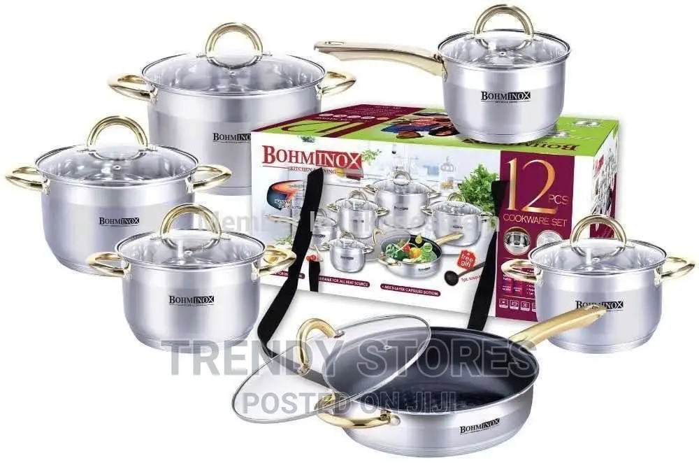 12pc Bominox Cookware