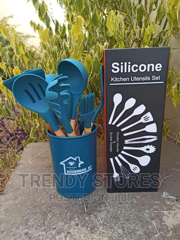 12 PCS Silicone Spoon Set - main view