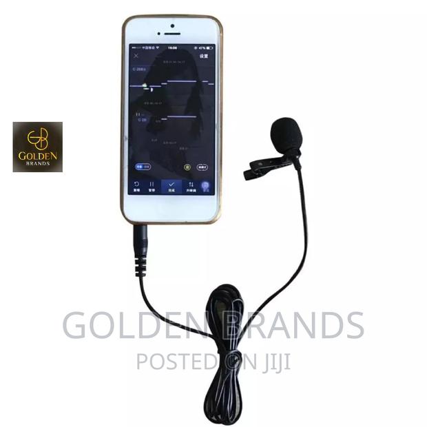 Wired 3.5mm Mini Lapel Microphone Metal Clip For Phone, Comp - main view