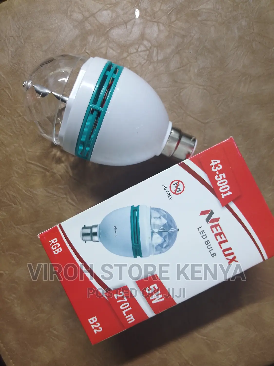 Colored Rotating Bulb Room Decorating Bulb For Parties