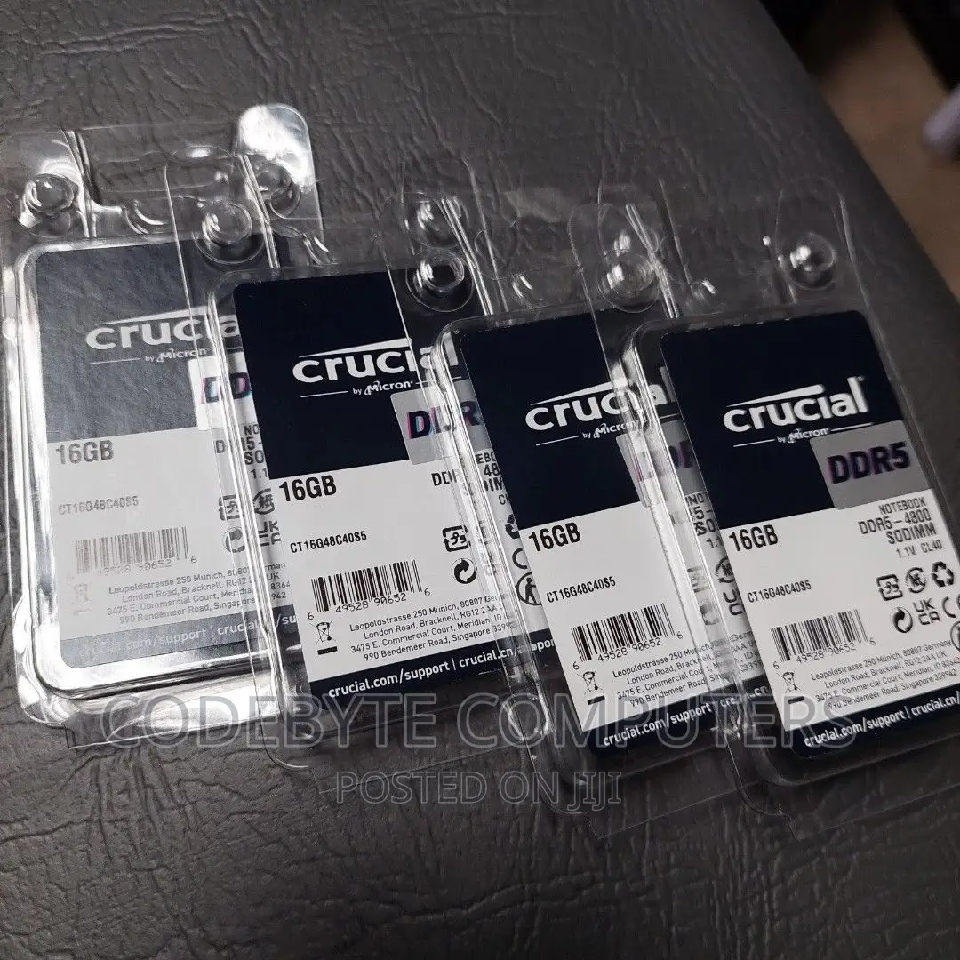 Crucial Laptop Ram Ddr5 16gb 4800