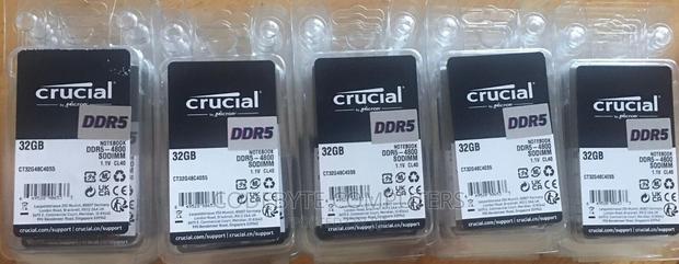 Crucial 32GB DDR5 4800mhz Laptop RAM