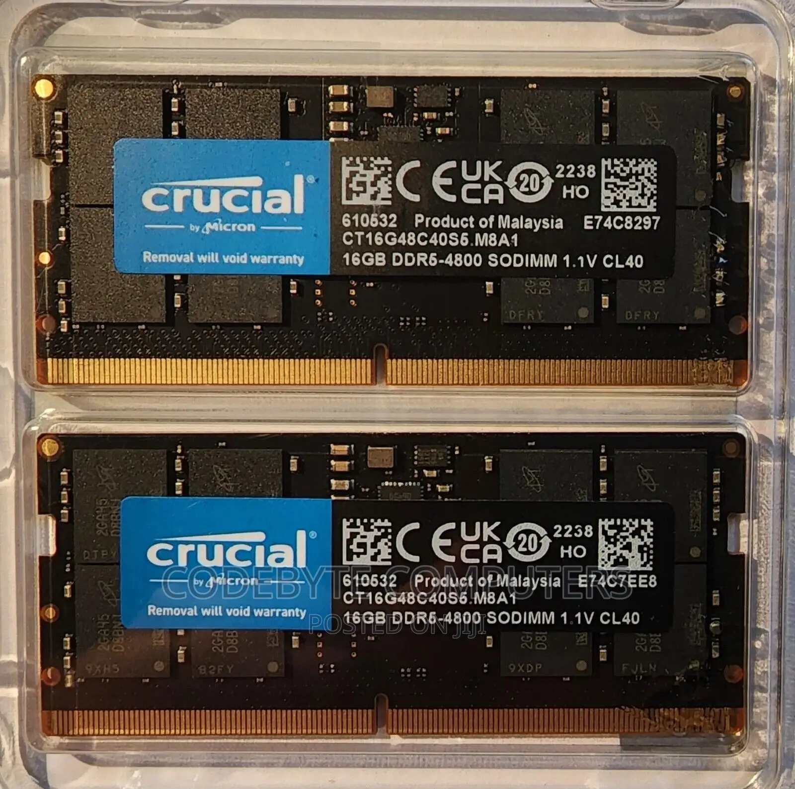 32gb Ddr5 4800mhz Laptop Ram