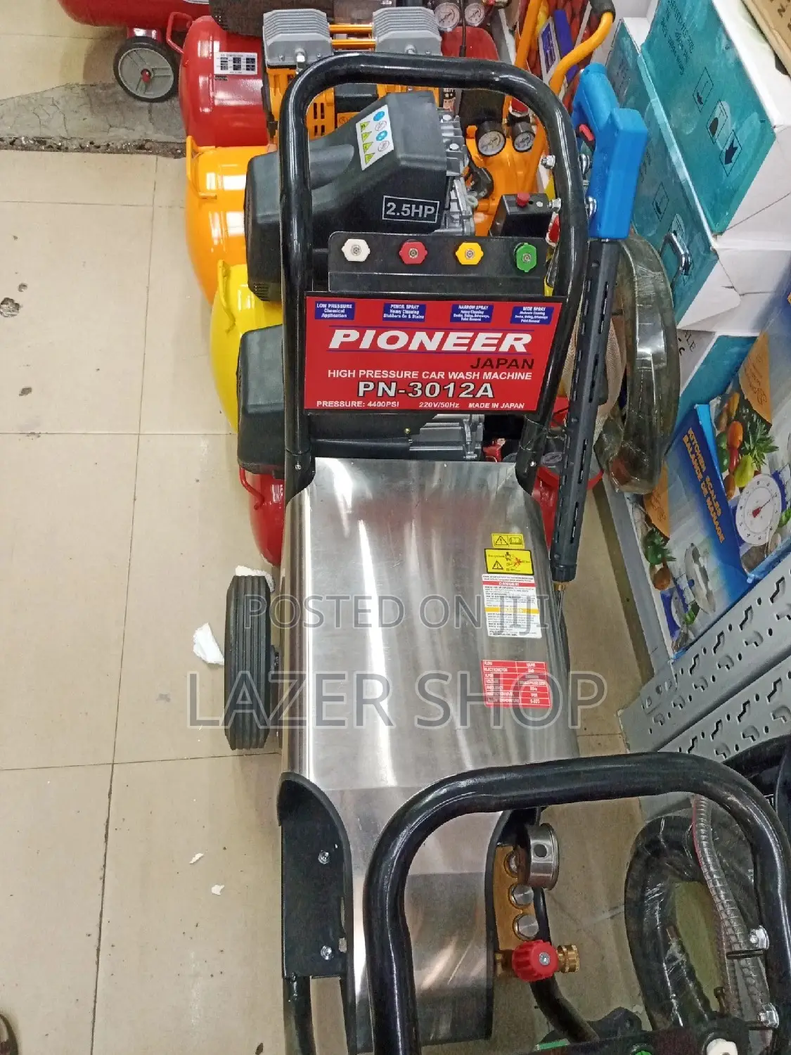 Pioneer High Pressure Carwash Machine